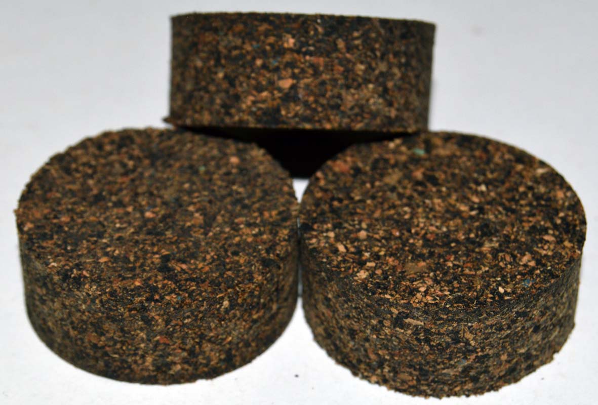 Cork4us Cork rings Rubber 51 1 1/4" x 1/2" (32mm x 13mm) with hole 1/4" (6mm)