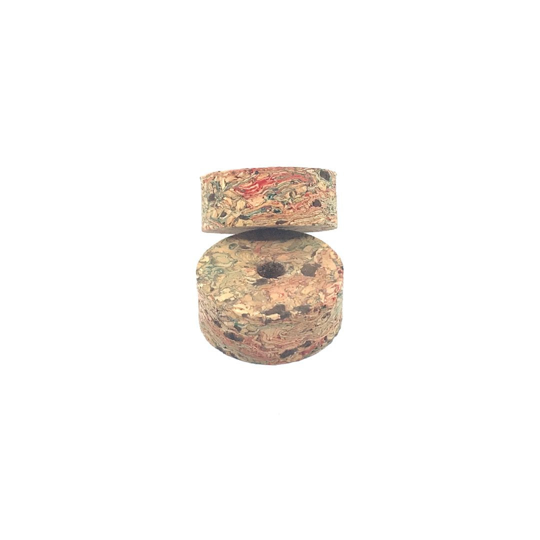 Cork ring - BROOKSTONE BURL 1 1/4" x 1/2" = 32 x 12.7mm with hole 1/4" = 6 mm