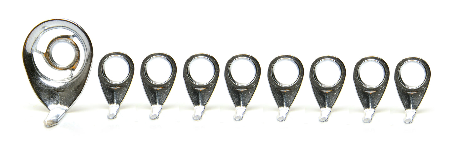 The MicroWave Air™ slim ring guide system was specifically designed to offer the same line control and casting accuracy as the award winning MicroWave guides with the added benefit of an ultra-light ringless design. Snagless design Designed for extreme durability and Performance Zero ring loss Crush Proof frames Reduced guide weight