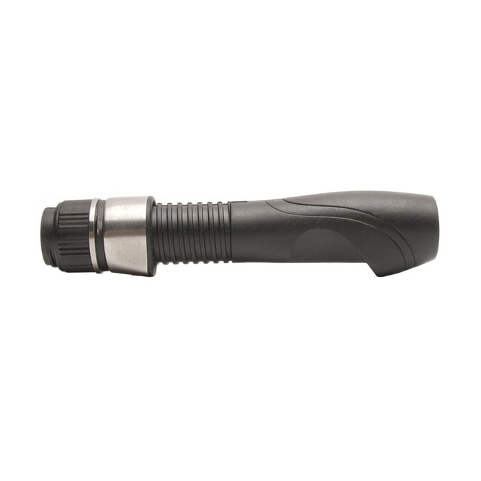 This CRB Spinning seat features an ergonomic palm swell with signature finger grooves on each side of the barrel for added grip without hand fatigue.