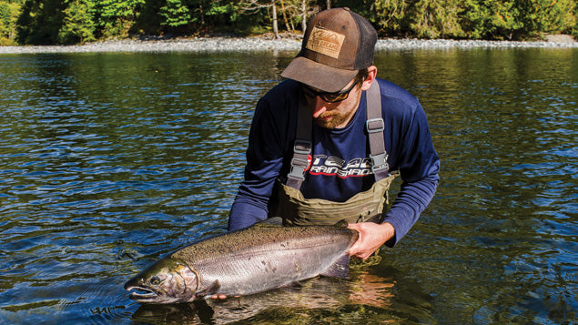 Rainshadow blanks catching a beautiful salmon