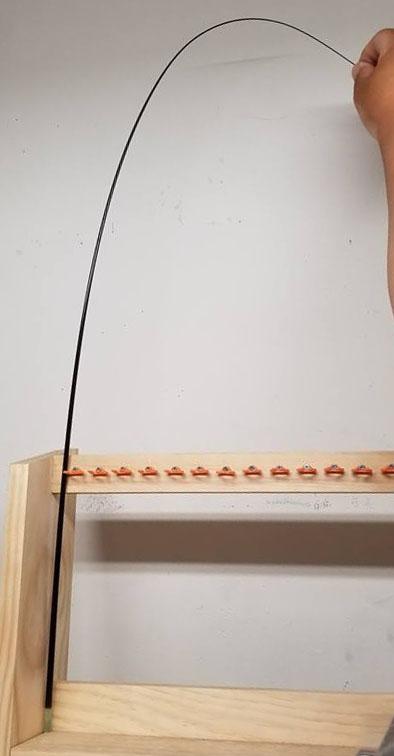 his power noodle is 6 years in the making. Tried and true, the best ice rod blank for the money in the market today! It boasts a massive 6.4mm butt moving very far up the blank in that same diameter to deliver the most power for the angler