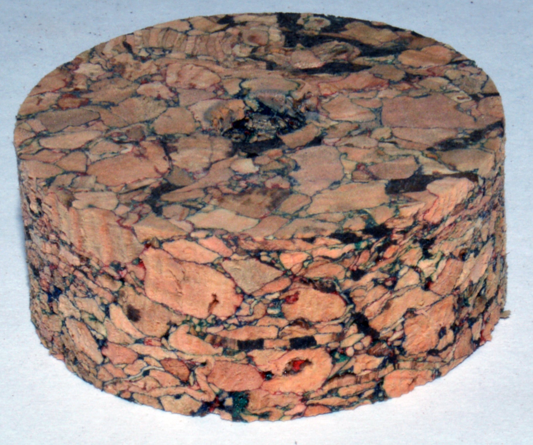 Cork4us Cork ring - BURL Mosaic 1 1/4" x 1/2" = 32 x 12.7mm with hole 1/4" = 6 mm