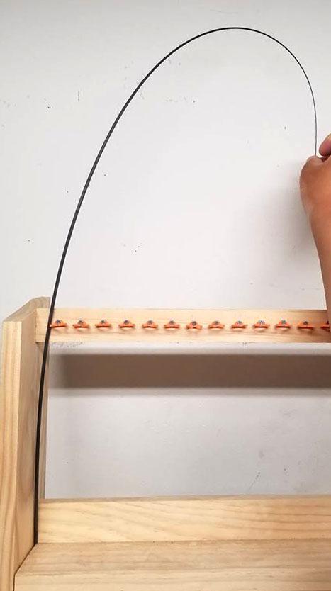 The perch ice rod blank is a perfect blend of soft tip and stout backbone to provide the angler the best versatility fishing for large panfish, perch or even small to medium sized walleye.  It is made from solid carbon with a raw carbon finish.