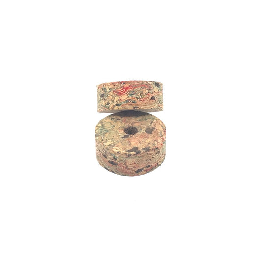 Cork ring - BROOKSTONE BURL 1 1/4" x 1/2" = 32 x 12.7mm with hole 1/4" = 6 mm