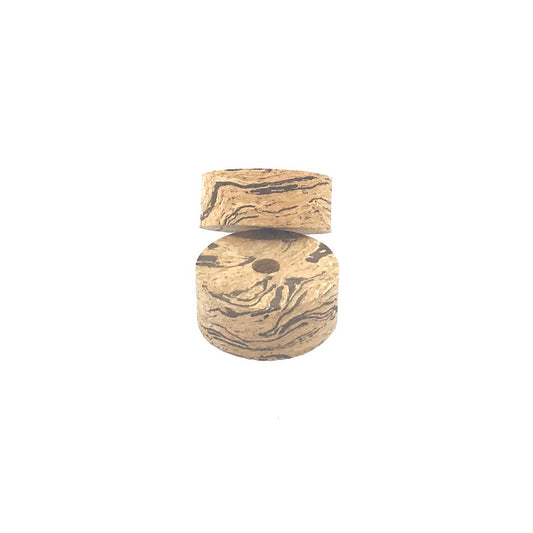 Cork rings WAVE 1  1 1/4" x 1/2" (32mm x 13mm)  with hole 1/4" (6mm)