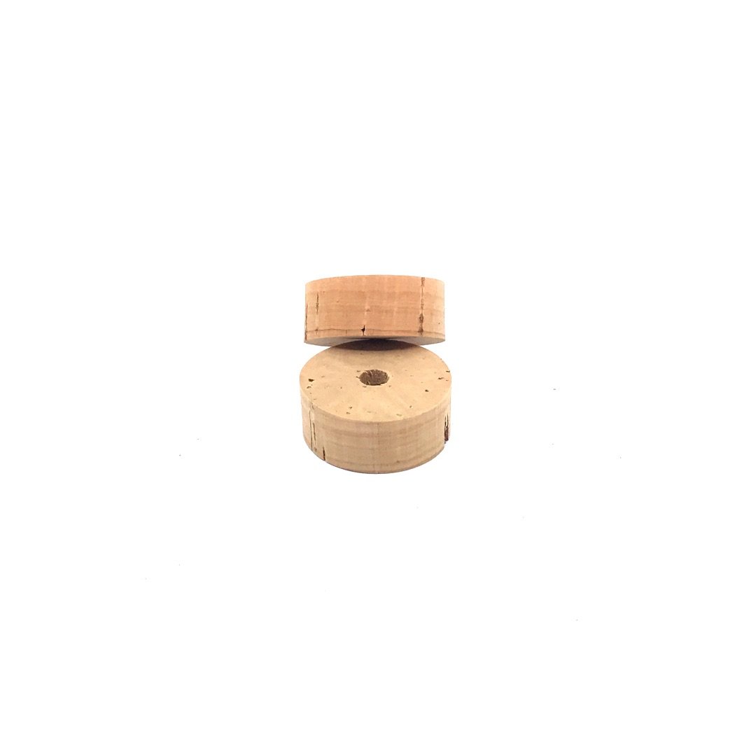 Cork ring - Flor 1 1/4" x 1/2" = 32 x 12.7mm with hole 1/4" = 6 mm