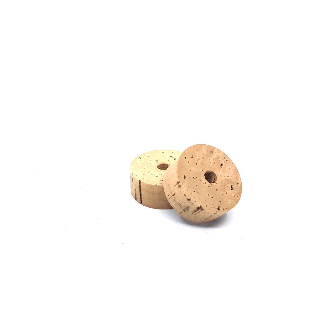 Cork disc EXTRA 1 1/4" x 1/2"  (32mm x 13mm) with hole 1/4"  (6mm)