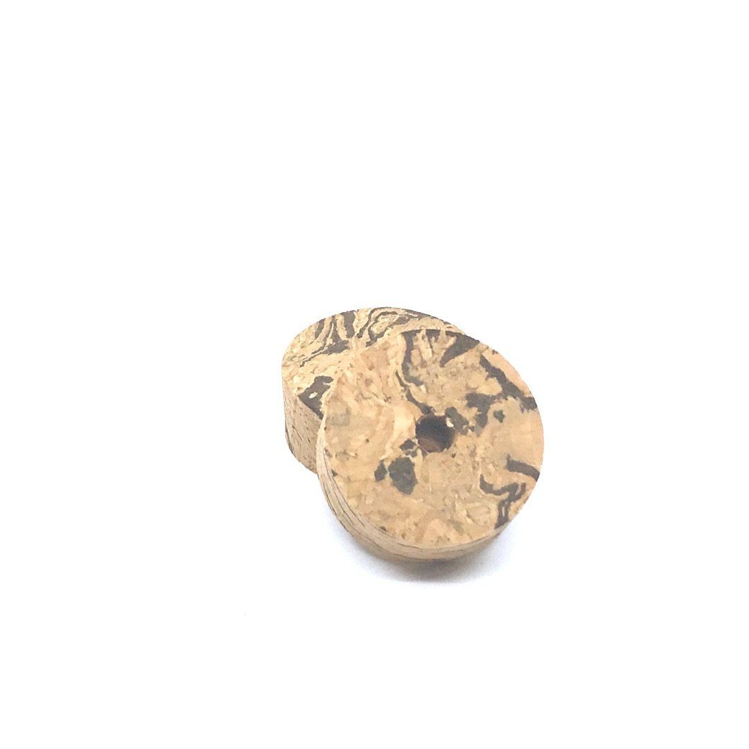 Cork rings WAVE 1  1 1/4" x 1/2" (32mm x 13mm)  with hole 1/4" (6mm)