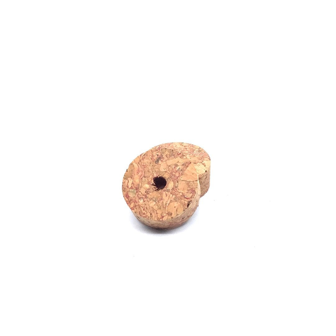 Cork ring - PINK BURL 1 1/4" x 1/2" = 32 x 12.7mm with hole 1/4" = 6 mm