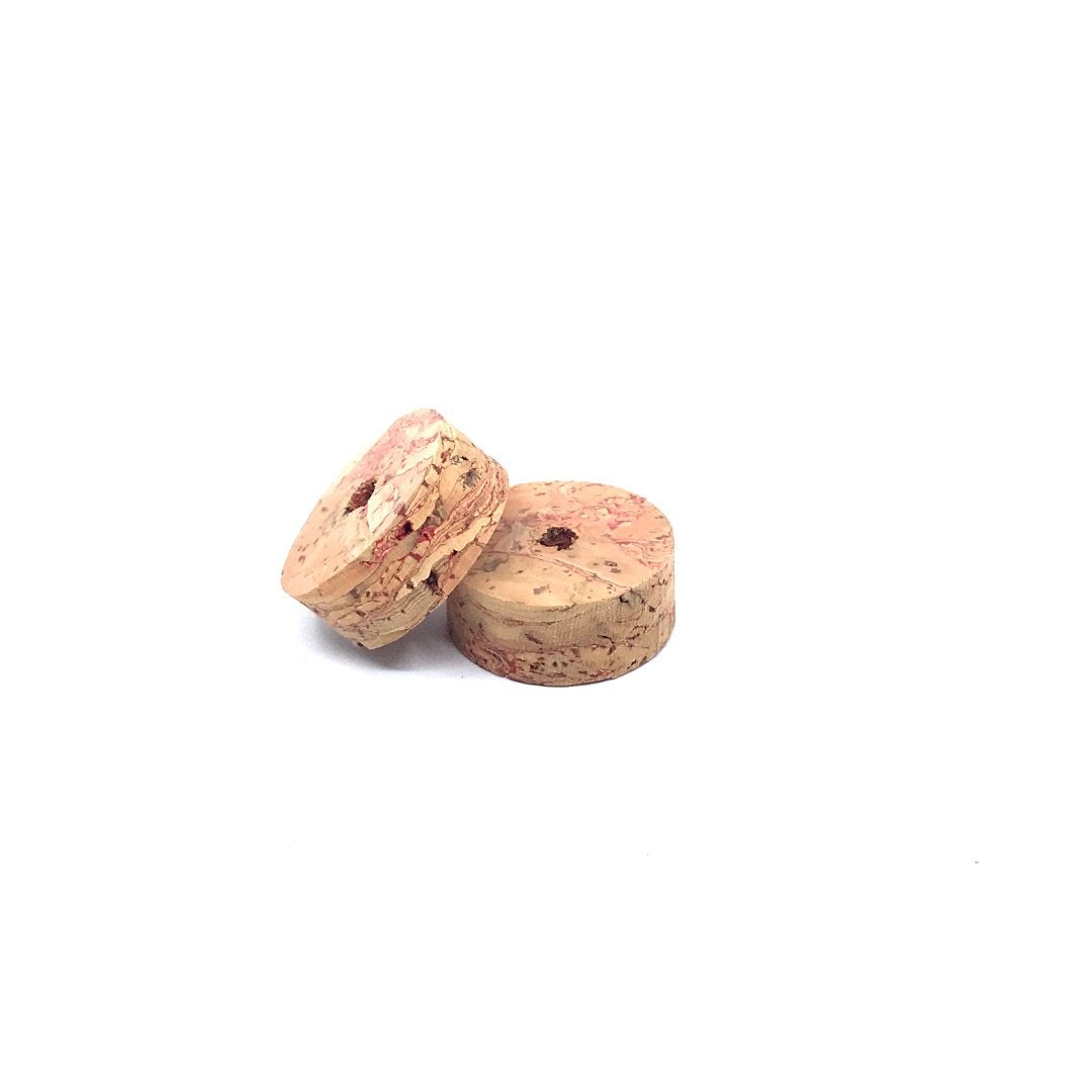 Cork ring - RIVER RED 1 1/4" x 1/2" = 32 x 12.7mm with hole 1/4" = 6 mm