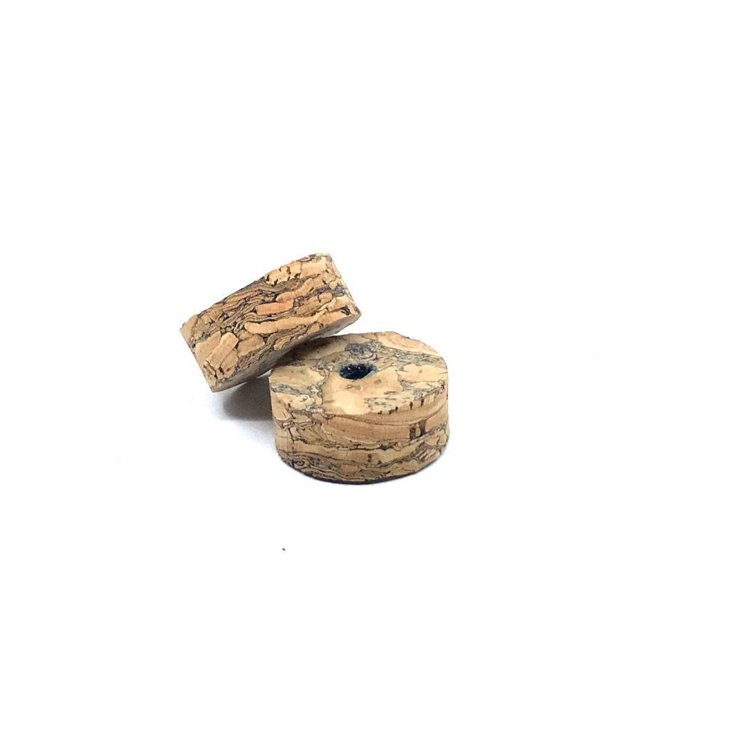 Cork ring - RIVER BLUE  1 1/4" x 1/2" = 32 x 12.7mm with hole 1/4" = 6 mm