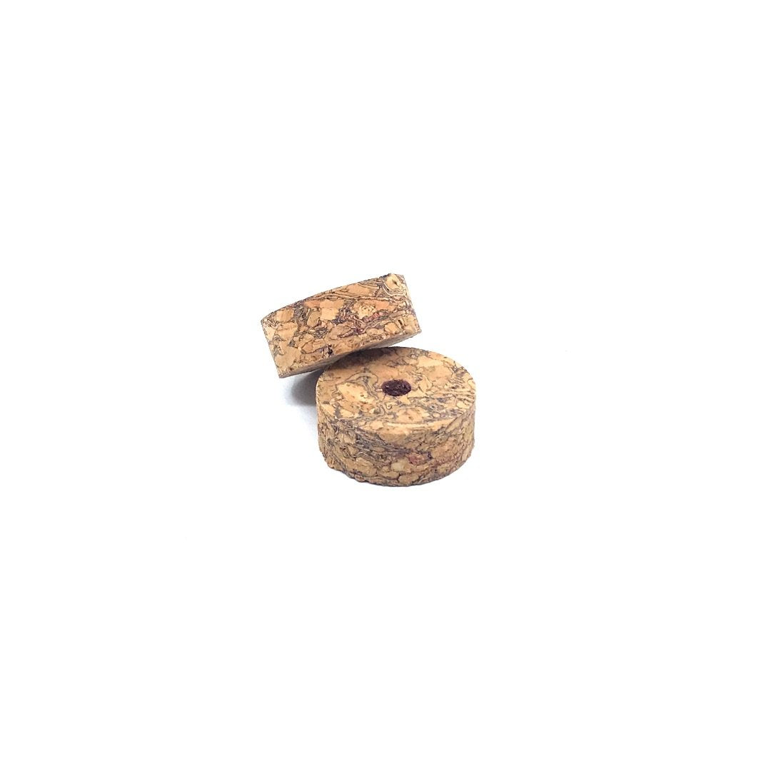 Cork ring - PURPLE BURL 1 1/4" x 1/2" = 32 x 12.7mm with hole 1/4" = 6 mm