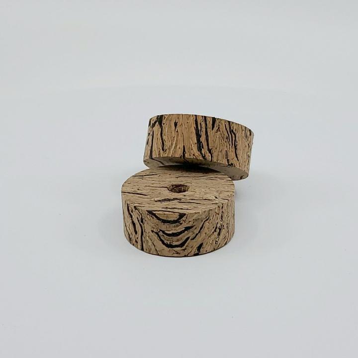 Cork rings WAVE 2  1 1/4" x 1/2" (32mm x 13mm)  with hole 1/4" (6mm)