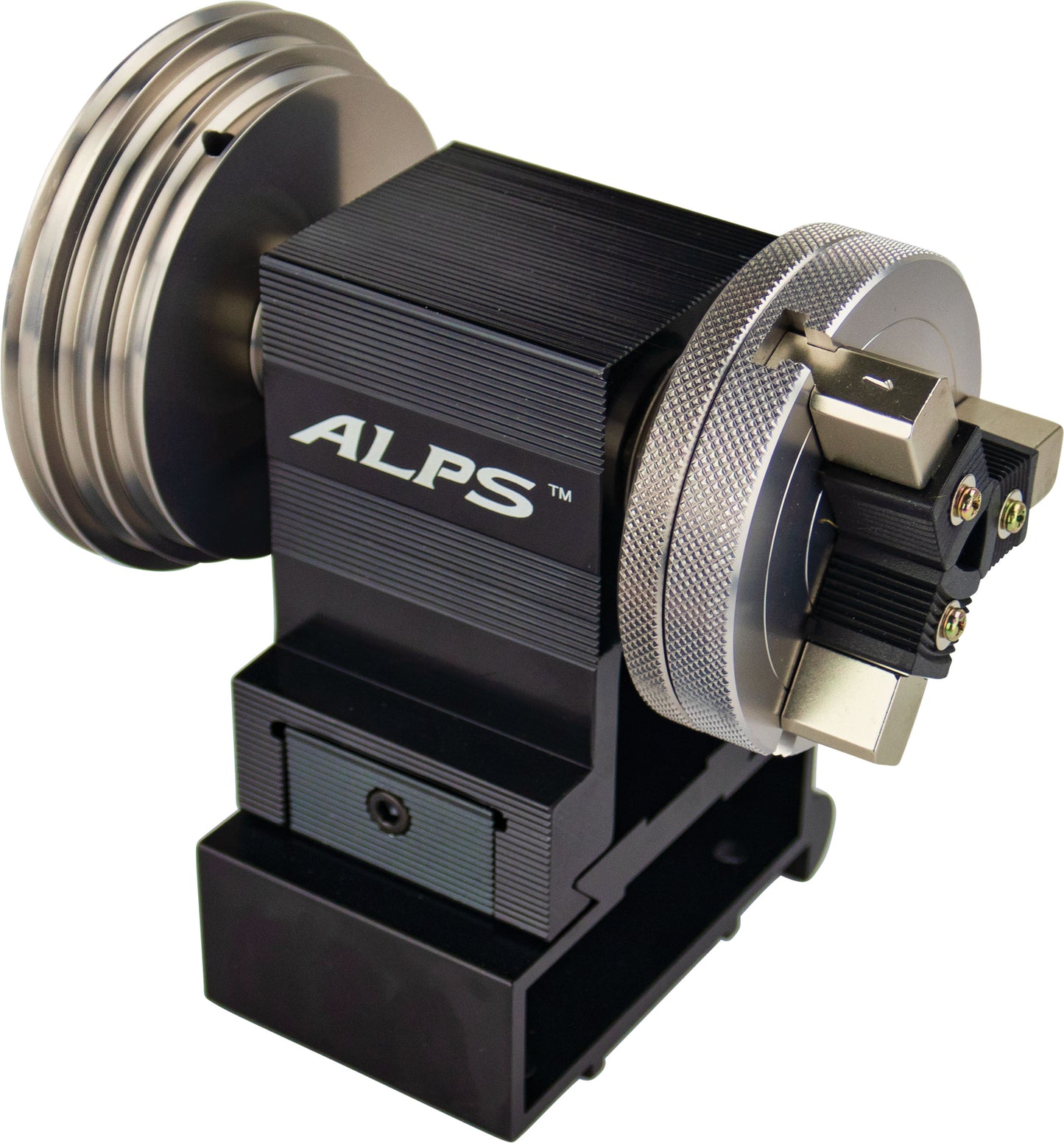 ALPS upgraded metal lathe chuck is the finest chuck system available on the rod building market. By adding the upgraded chuck to either your existing ForeCast wrap machine or any other similar style wrap machine, the ALPS upgraded chuck will instantly give greater advantages.
