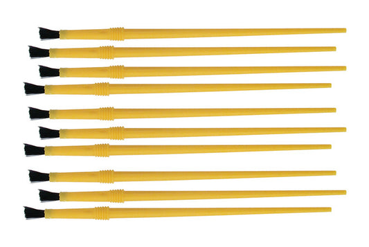 CRB disposable nylon brushes are available in 1/4" or 1/8"