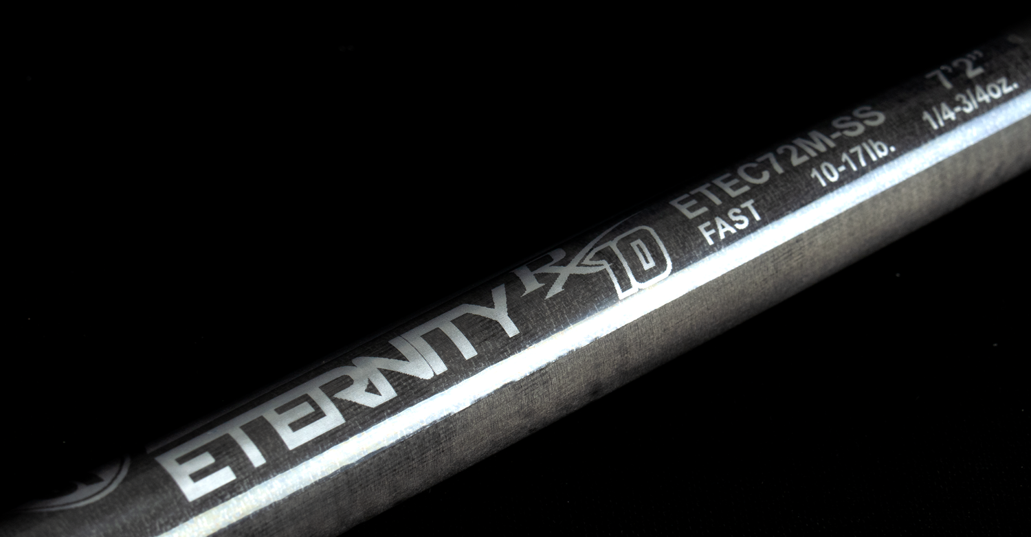 ternity RX10 blanks feature state of the art high modulus, high strain Toray carbon fiber, unique scrim matrix, custom resin system, all combined using custom designed pattern angles and layup techniques