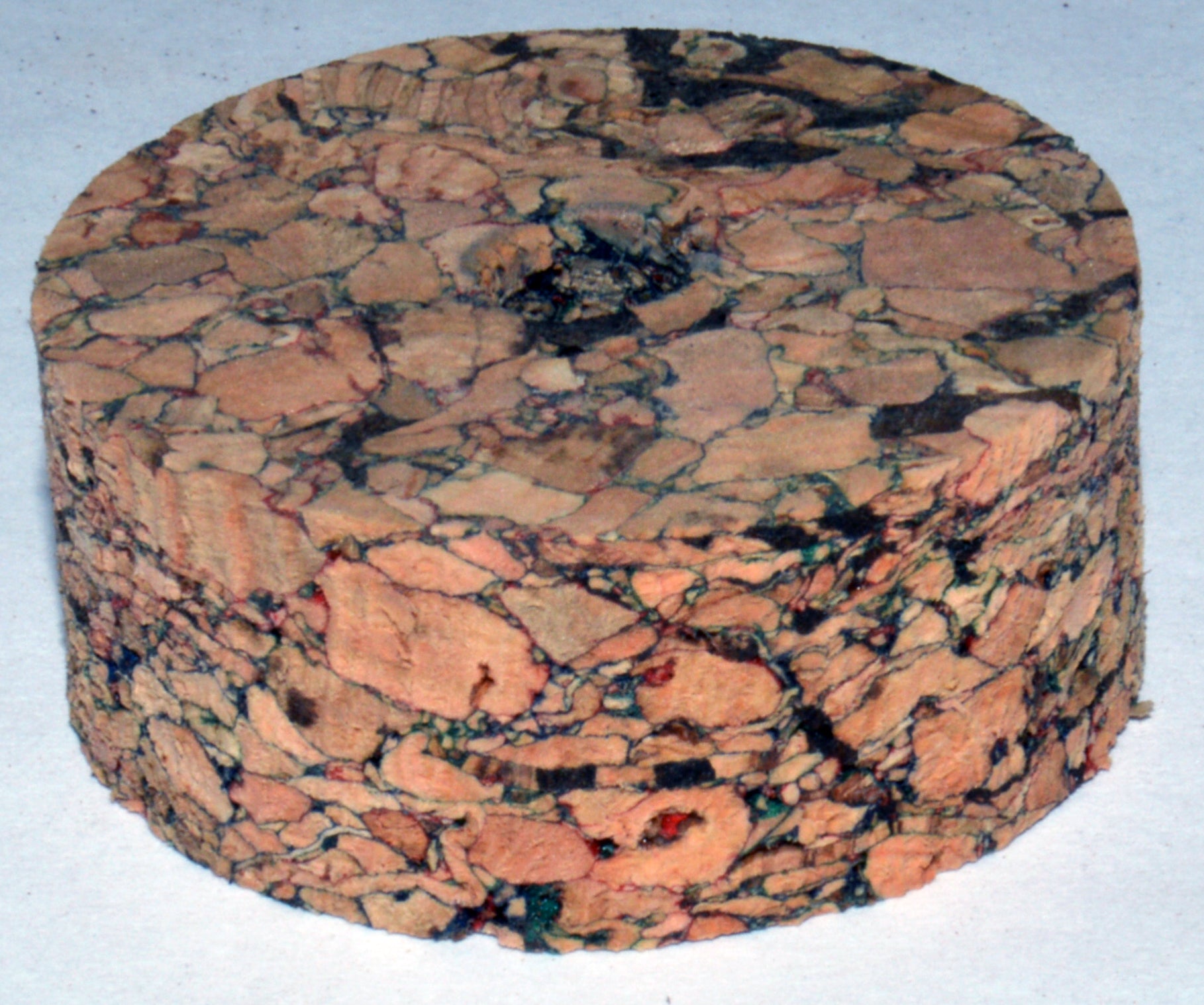 Cork4us Cork ring - BURL Mosaic  1 1/4" x 1/2" = 32 x 12.7mm  with hole 1/4" = 6 mm